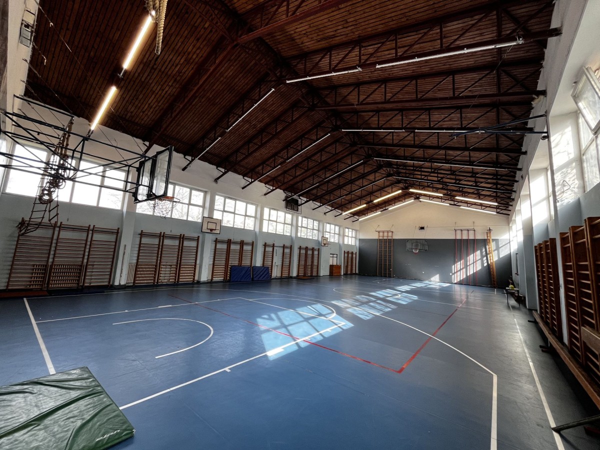 Vlado Tasevski's gymnasium.