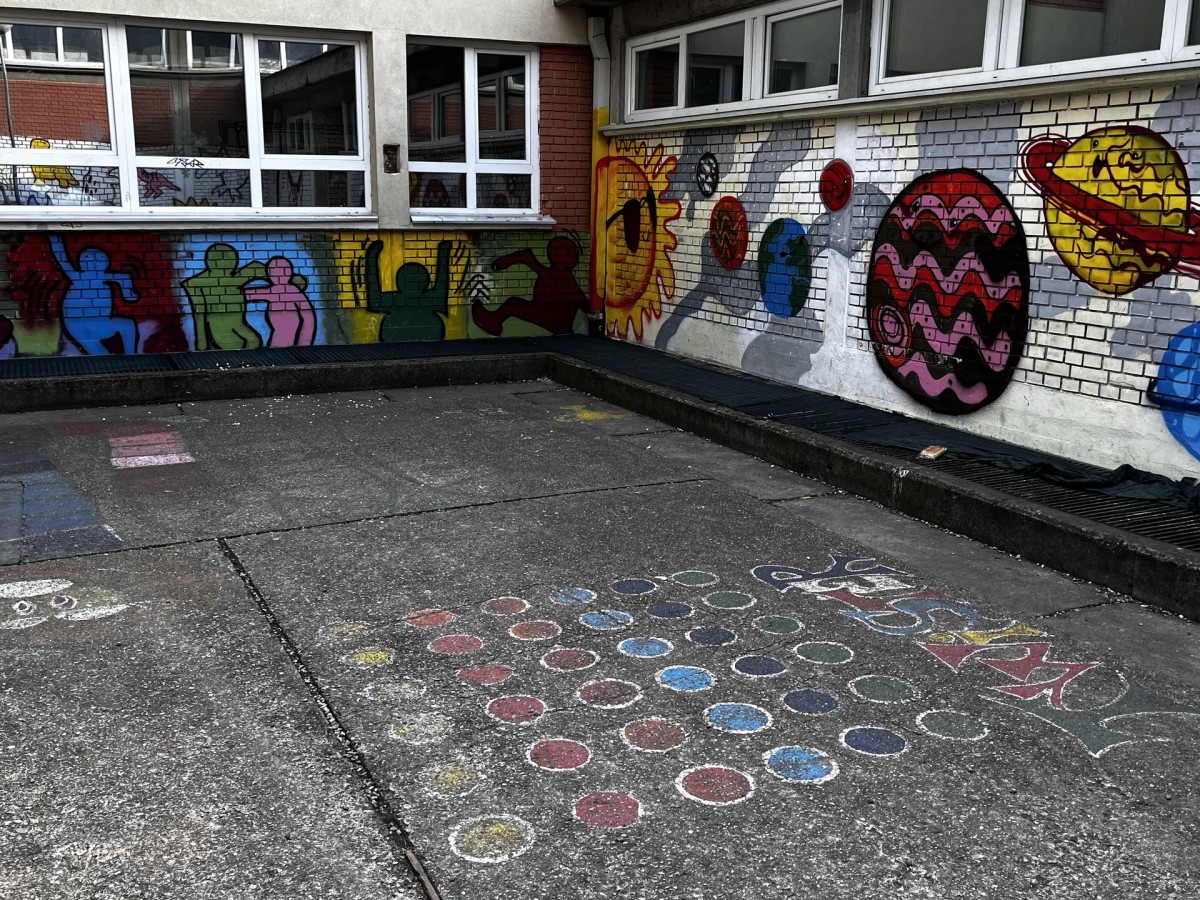 A game of Hopscotch.
